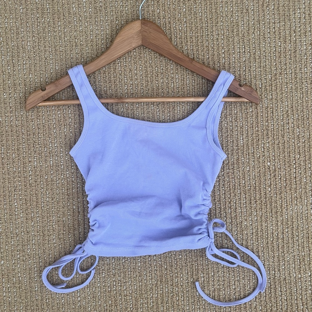 Purple Crop Tank
